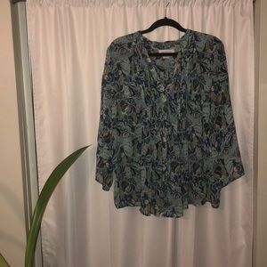 Chiffon Liz Claiborne Tunic XL